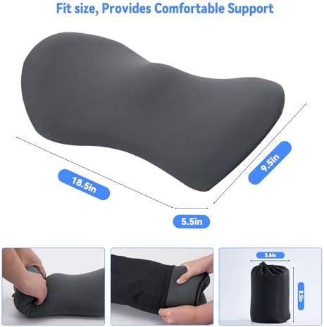 Lumbar Support Pillow for Office Chair and Car Seat, Lumbar Pillow - Image 7