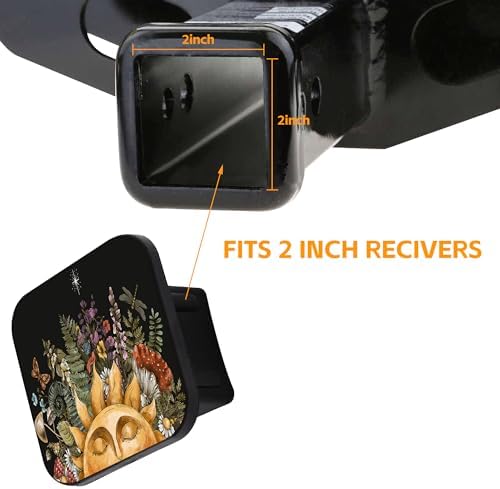 Trailer Hitch Cover, Vintage Sun - Image 5
