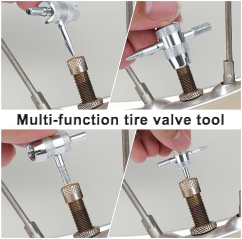 Gosknor 2pcs 4-Way Valve Core Tools, 4-in-1 Tire Valve Tool - Image 4