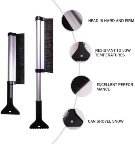 Homoyoyo Extendable Snow Brush Ice Shovel - Image 3