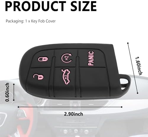 5 Buttons Key Fob Cover, Key Fob Replacement - Image 2