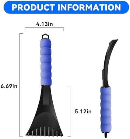 Windshield Ice Scraper with Foam Handle - Image 2