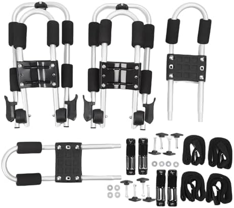 Kayak Roof Rack for Surfboard Canoe | Adjustable J Bar Carrier Fits by Unknown