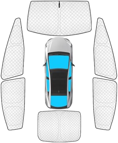 KMF 6pcs Thicken Sun Shades for Toyota Prius 2023-2025 2026 Accessories by KMF