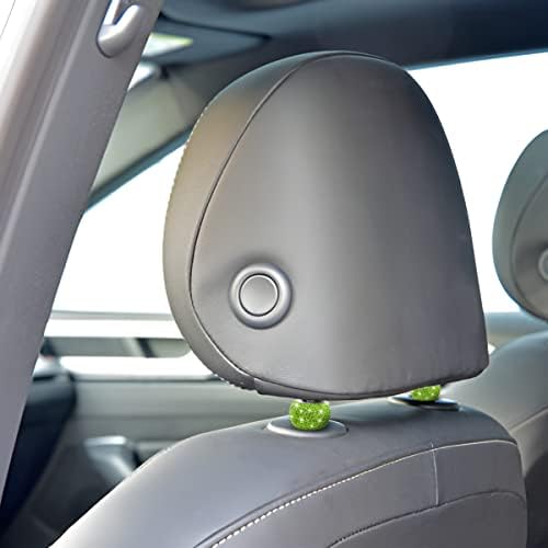 XINLIYA 4 Pack Car Headrest Collars, Bling Car Head Rest Collars Rings Decor - Image 5