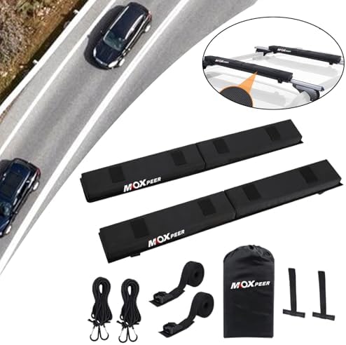 Car Soft Roof Rack Pads Set Crossbar Pads - Image 5