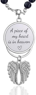 Memorial Car Charm Sympathy Gifts by Qpige