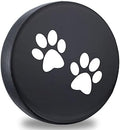 Spare Tire Cover, Weatherproof Vinyl Leather Wheel Cover by DKIIGAME