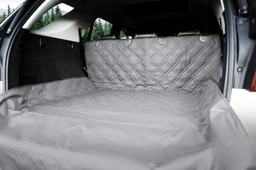 Bulldogology SUV Cargo Liner for Dogs 55"x106" Heavy Duty Pet Trunk Cargo Cover by BulldogologyPetSolutions