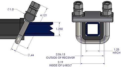 HitchClamp – Cross Clamp 1 1/4" – Made in the USA - Image 7