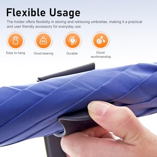 2 PCS Car Umbrella Holder Hooks, Self-Adhesive Auto Trunk Umbrella Storage - Image 7