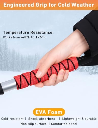 EcoNour 27" Snow Brush with Ice Scraper - Image 5