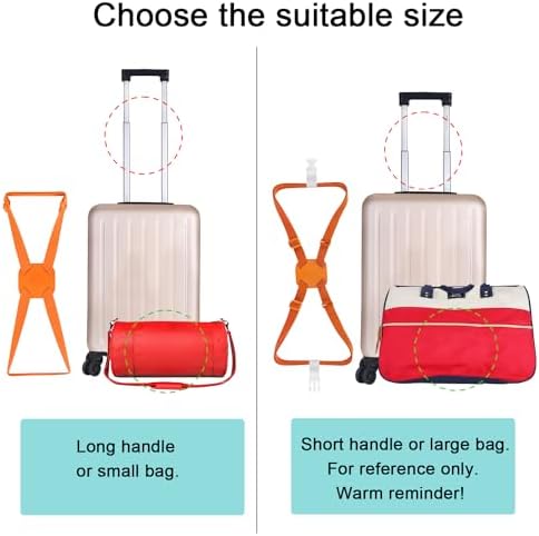GUANJUNX Luggage Straps for suitcases, Bag Bungees Travel Accessories Belt - Image 4