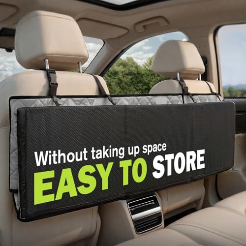 Pecute Dog Car Seat Cover for Back Seat 53.54 * 23.62 in, Car Window Fixing for - Image 7