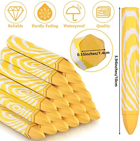 Tudomro 24 Pcs Lumber Crayons Bulk Wax Tire Marker Drawing Crayons - Image 5