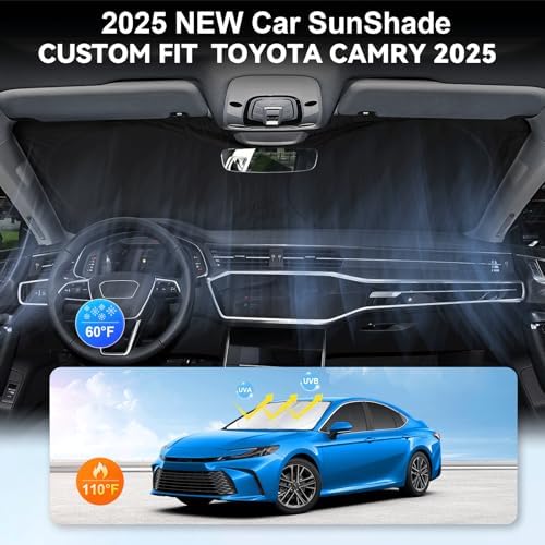 Sunshade for 2025 2026 Camry LE XLE Hybrid SE XSE Sedan Summer Interior - Image 4