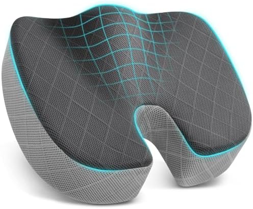 TushGuard Memory Foam Office Chair Seat Cushion by TushGuardSeatCushonsPillows