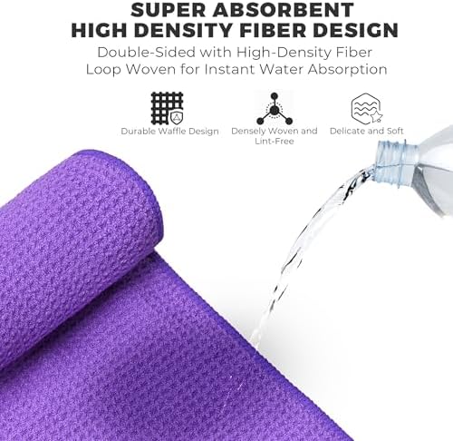 Mile High Life Microfiber Golf Towel 3 Pack Waffle - Image 4