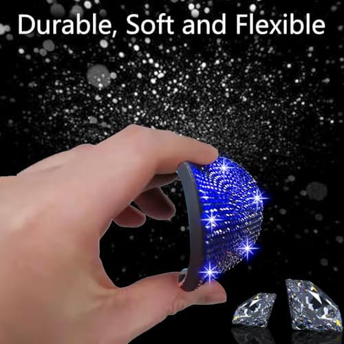 NBTEPEM 2pcs Bling Car Cup Holder Coaster, 2.75 inch Anti-Slip Shockproof - Image 4