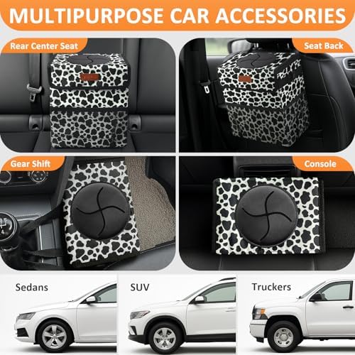 Vankor Car Trash Can with Lid Leak Proof Car Accessories - Image 4