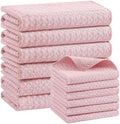 Homaxy Microfiber Kitchen Towels and Dishcloths Sets, 12 Pack by Homaxy