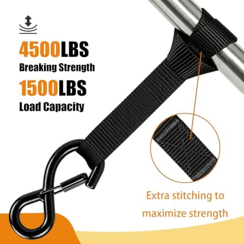 Soft Loop Tie Down Straps, 6 Pack Loops - Image 2
