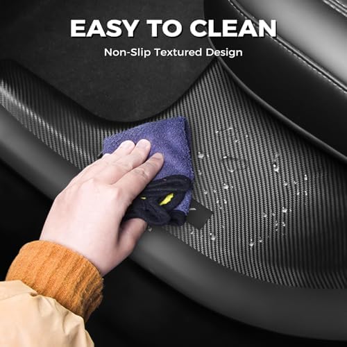 8Pcs Door Sill Protector for Tesla Model Y Juniper 2025 2026 Front and Rear - Image 4