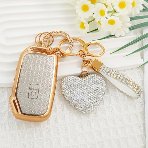 Key Fob Cover with Diamond, Compatible with Kia Cerato Ceed Forte NIRO Sorento - Image 4