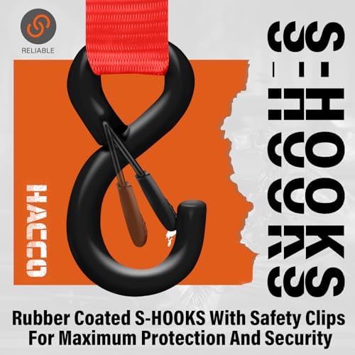 Haccoplanet Ratchet Tie Down Straps, 1 in x 16 ft - Image 3