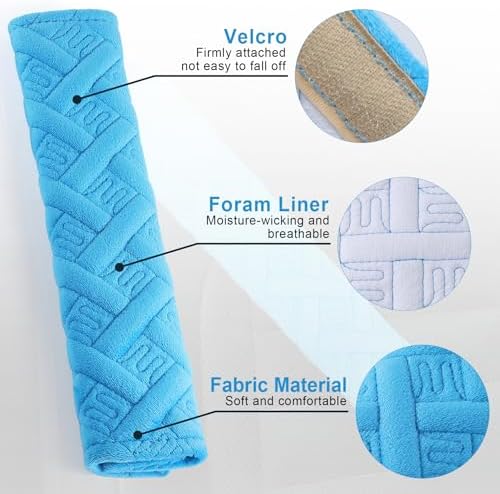 JUSTTOP 2-Pack Universal Car Seat Belt Pads Cover - Image 4