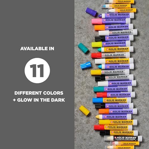 Sakura Solid Paint Markers, Fluorescent Lemon, 3 Pack - Image 6