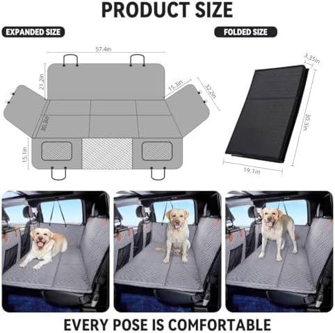 YJGF Hard Bottom Dog Car Seat Cover - Image 6