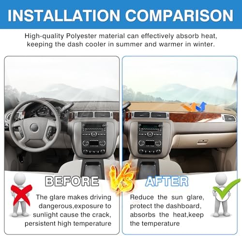 Autorder Beige Dashboard Cover Mat - Image 3