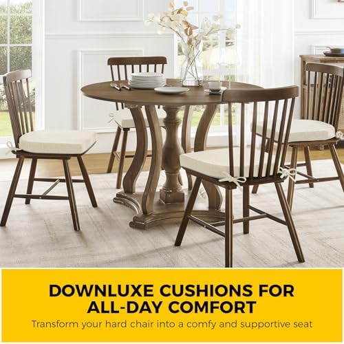 downluxe Indoor Chair Cushions for Dining Chairs, Foam Kitchen Chair Pads - Image 7