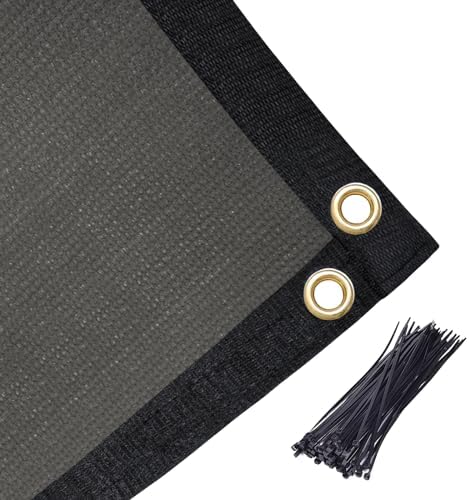 Amagenix 90% Pergola Shade Cover 24'X 24' Dark Gray Sun Shade Cloth - Image 5