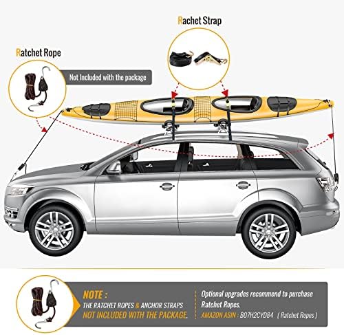 2 Pair J-Bar Rack Roof Top Mount - Image 4