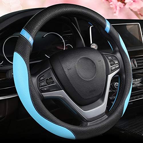 Universal Leather Steering Wheel Cover by Cxtiy