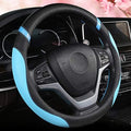Universal Leather Steering Wheel Cover by Cxtiy