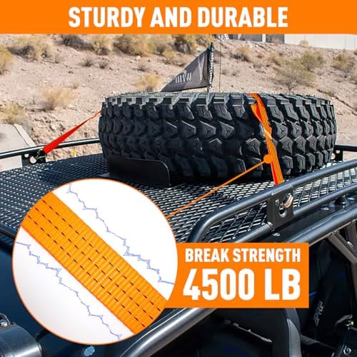 1.5" Wide Orange Heavy Duty Y Strap - Image 5