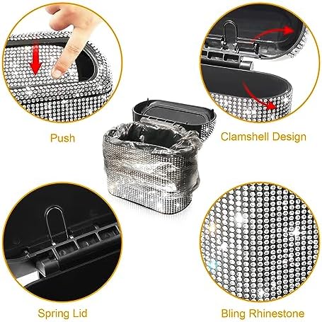 Accmor Bling Car Trash Can - Image 3