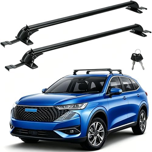 Universal Car Roof Rack, 42.91in-44.88in Adjustable Roof Rack Cross Bars by Unknown