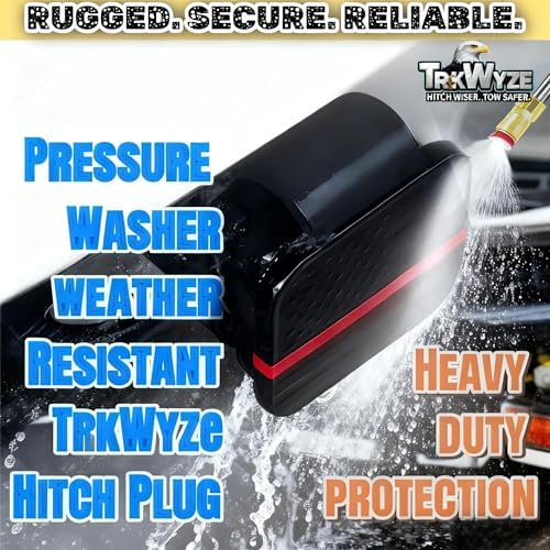 Hitch Cover, Aluminum American Flag, CAR WASH Safe, UV Resistant - Image 6