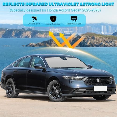 Foldable Front Windshield Sunshade fit - Image 2