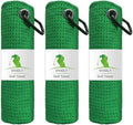 3 Pack 16"x16" Waffle Microfiber Golf Towels by VIVIDLY