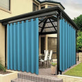 BONZER Outdoor Curtains for Patio Waterproof Thick Privacy Extra Wide by Bonzer
