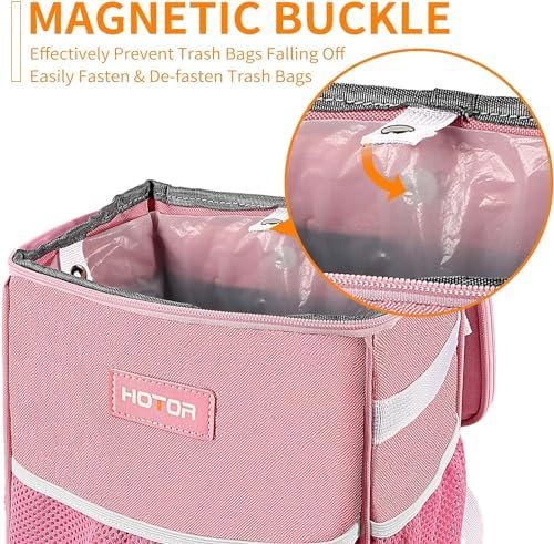 HOTOR Car Trash Can, Leakproof Car Organizer - Image 3