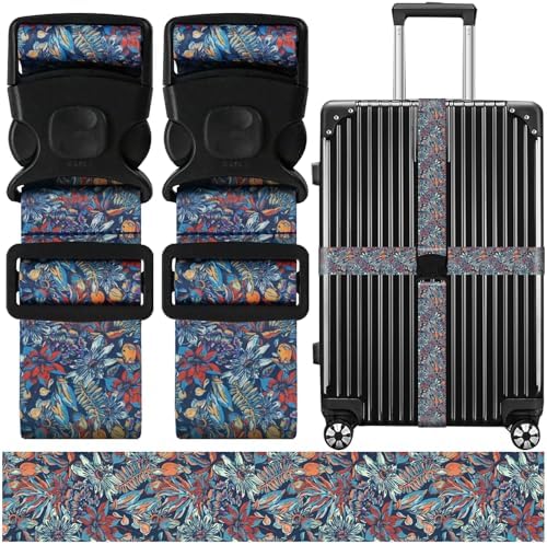 Luggage Straps for Suitcases, Travel Adjustable Belt by ZHOMA