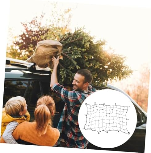 CHILDWEET Car Roof Cargo Net Rubber Knotted Grid - Image 5