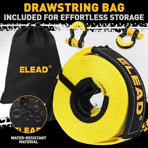 3" x 30Ft Recovery Tow Strap Heavy Duty - Image 5