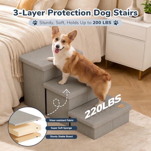 3-Step Dog Stairs for Large Dogs - Image 3